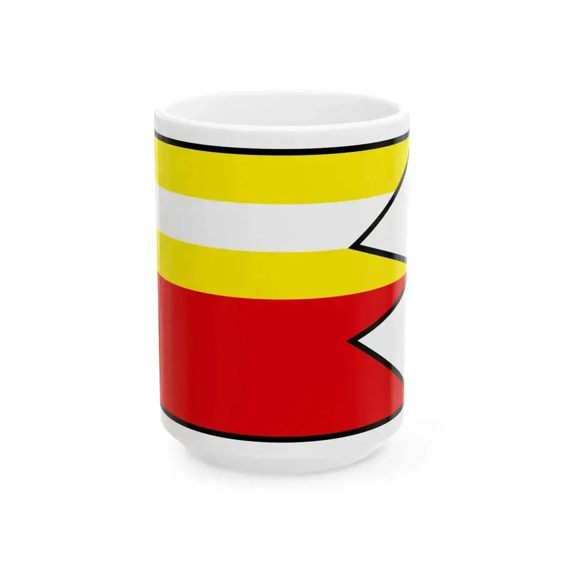 Batorova Velky Krtis Flag (Slovakia) White Coffee Mug 15oz - Go Mug Yourself