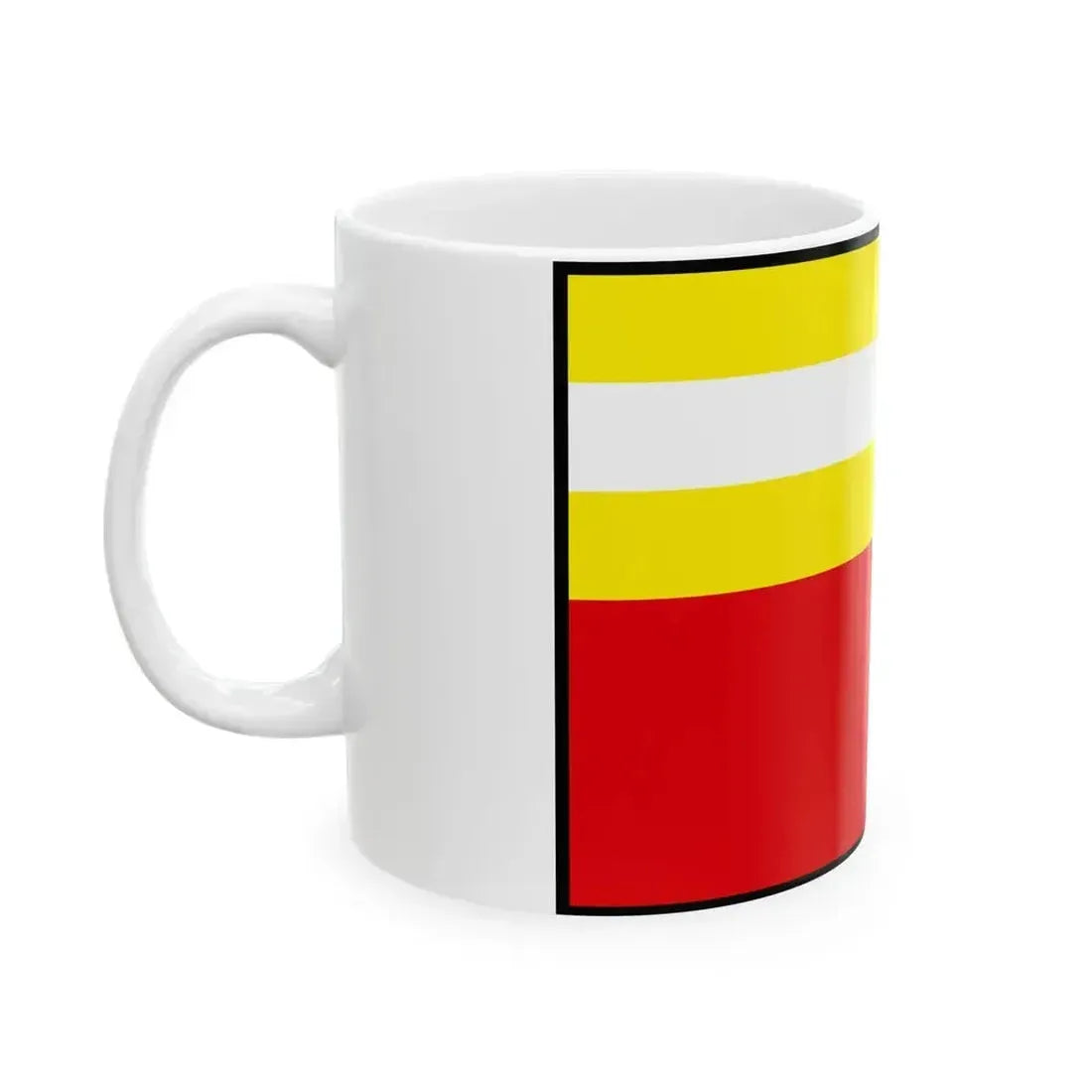 Batorova Velky Krtis Flag (Slovakia) White Coffee Mug - Go Mug Yourself