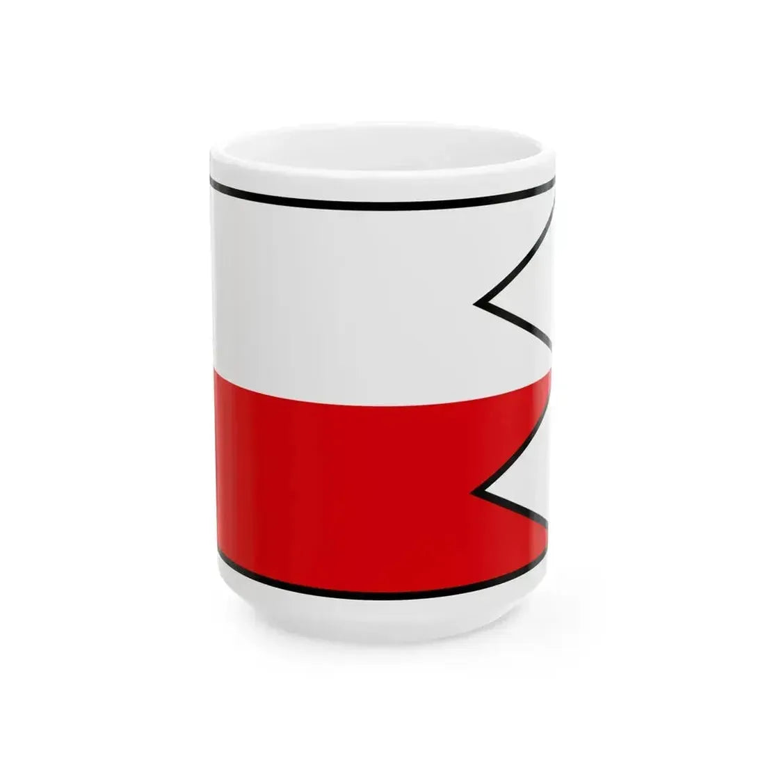 Batovce Levice Flag (Slovakia) White Coffee Mug 15oz - Go Mug Yourself