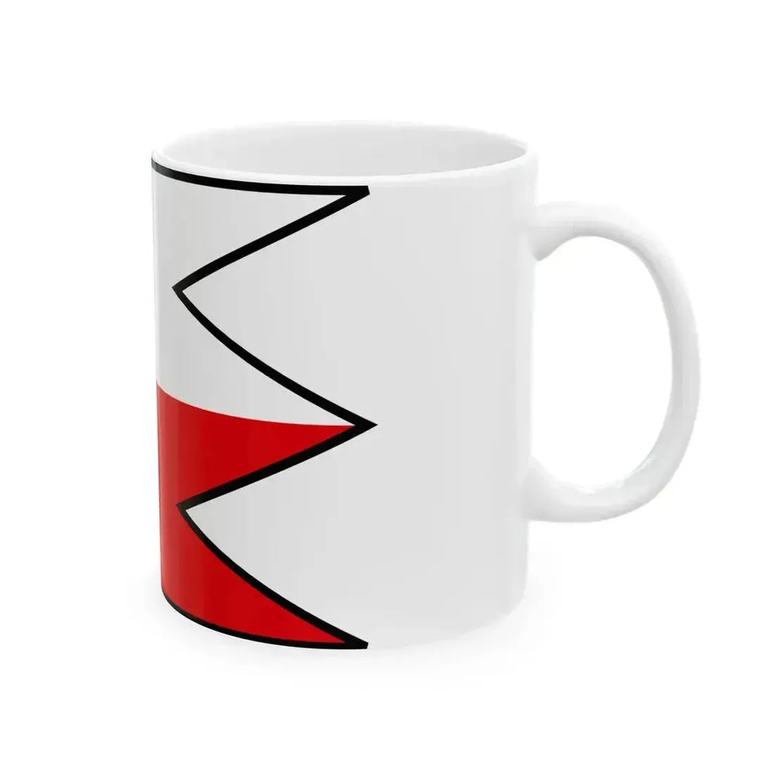 Batovce Levice Flag (Slovakia) White Coffee Mug - Go Mug Yourself