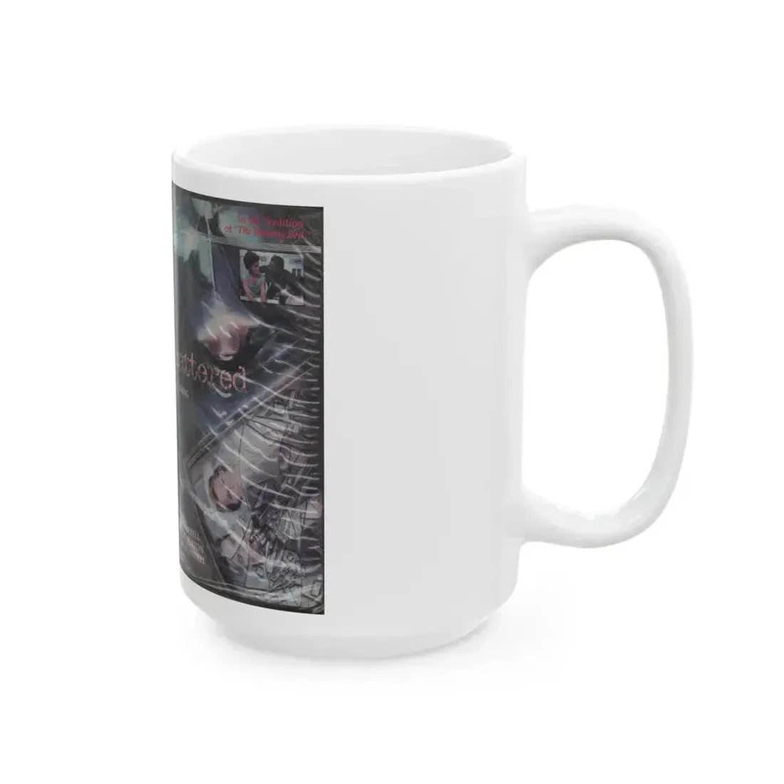 BATTERED (VHS COVER) - White Coffee Mug - Go Mug Yourself