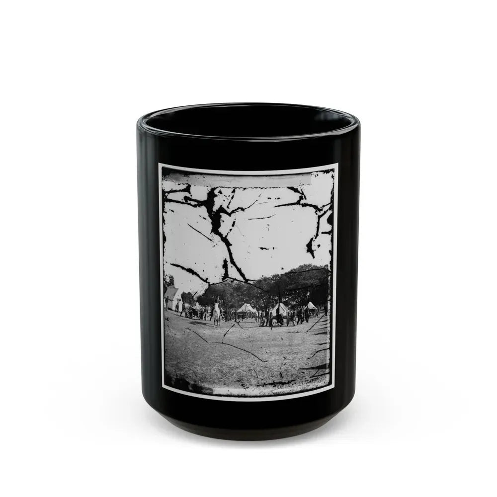 Battery Drill, U.S.A. (U.S. Civil War) Black Coffee Mug 15oz - Go Mug Yourself