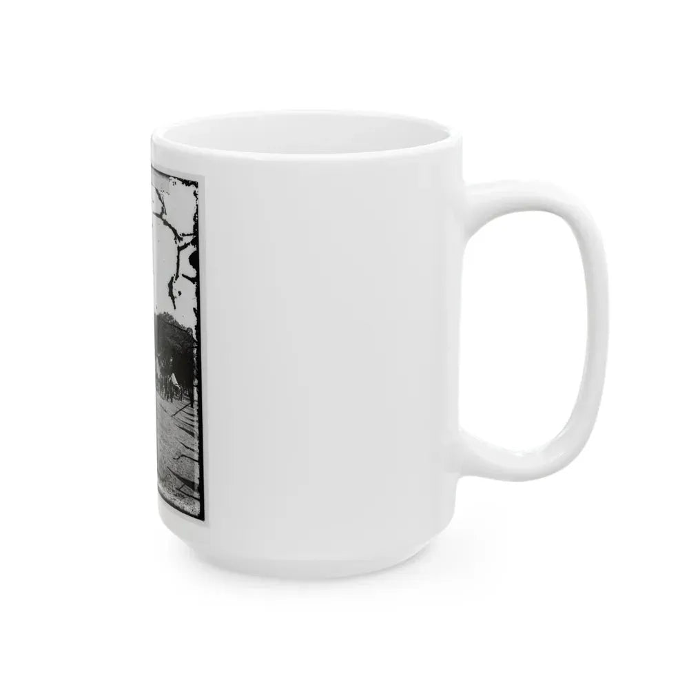 Battery Drill, U.S.A. (U.S. Civil War) White Coffee Mug - Go Mug Yourself