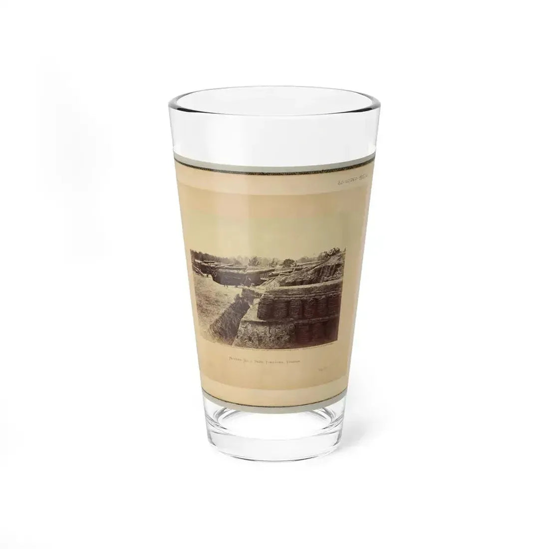 Battery No. 1, Near Yorktown, Virginia (U.S. Civil War) Pint Glass 16oz 16oz - Go Mug Yourself