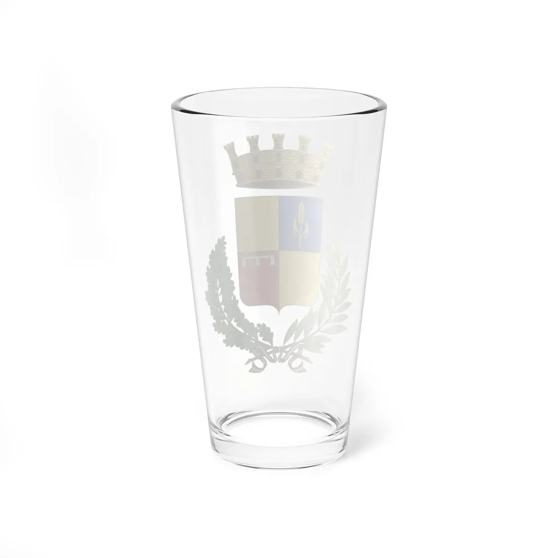 Battipaglia-Stemma (Italy) (Coat of Arms) Pint Glass 16oz - Go Mug Yourself