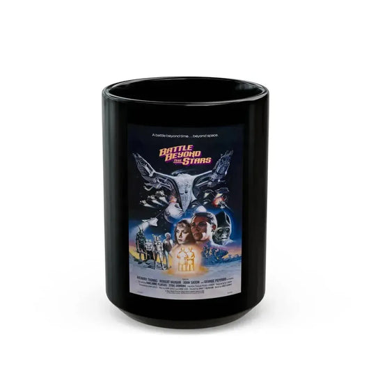 BATTLE BEYOND THE STARS (2) 1980 Movie Poster - Black Coffee Mug 15oz - Go Mug Yourself