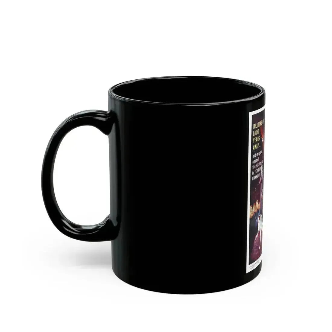 BATTLE BEYOND THE SUN 1959 Movie Poster - Black Coffee Mug - Go Mug Yourself