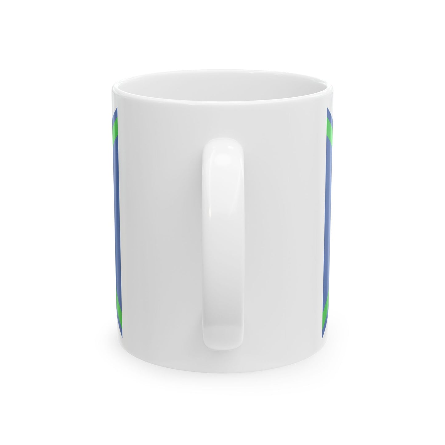 Battle ensign of the Coast Guard of Georgia (Georgia) White Coffee Mug-Go Mug Yourself