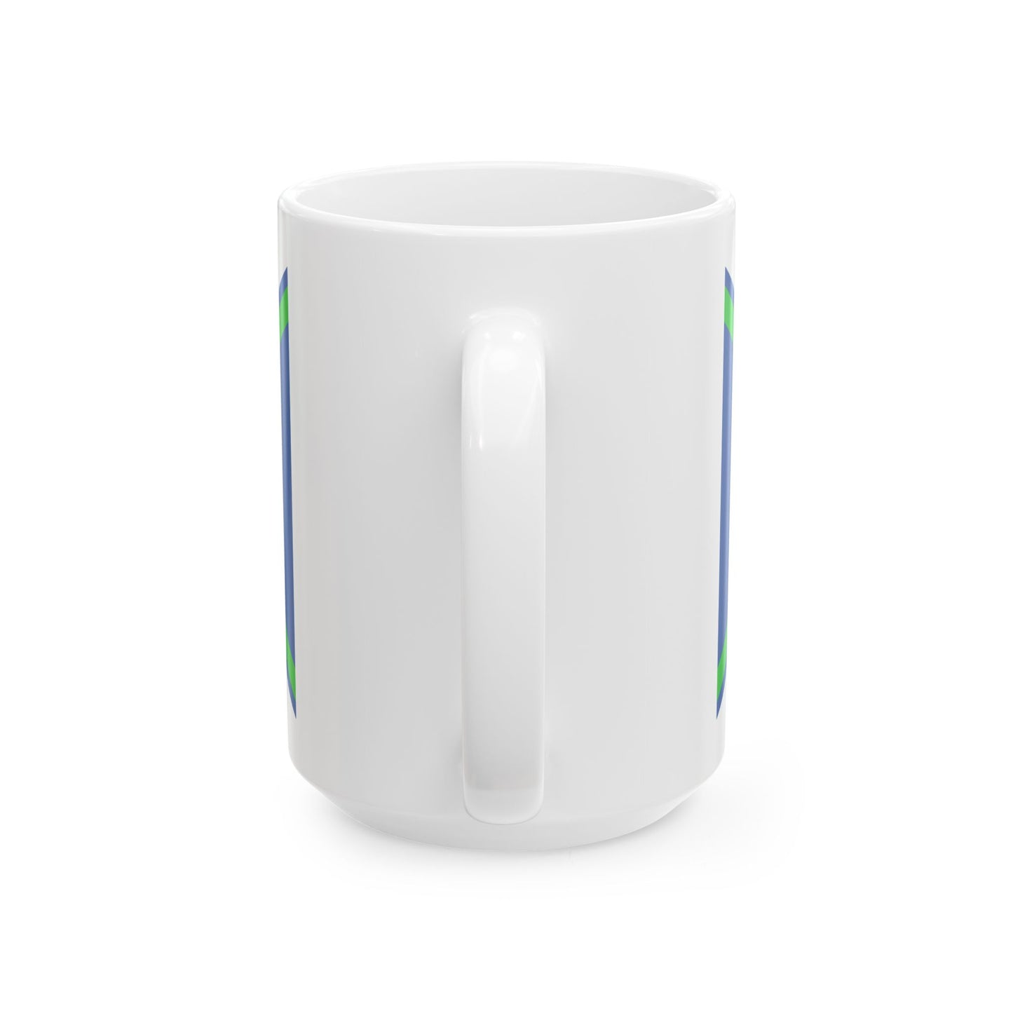 Battle ensign of the Coast Guard of Georgia (Georgia) White Coffee Mug-Go Mug Yourself