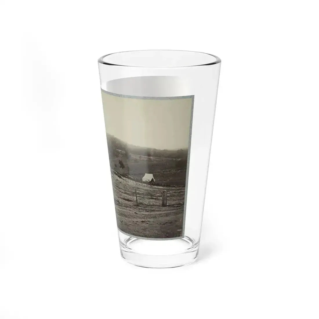 Battle-Field Of Gettysburg. Culp's Hill (U.S. Civil War) Pint Glass 16oz - Go Mug Yourself