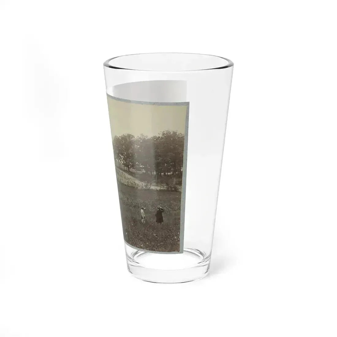 Battle-Field Of Gettysburg. Scene Of General Reynold's Death (U.S. Civil War) Pint Glass 16oz - Go Mug Yourself