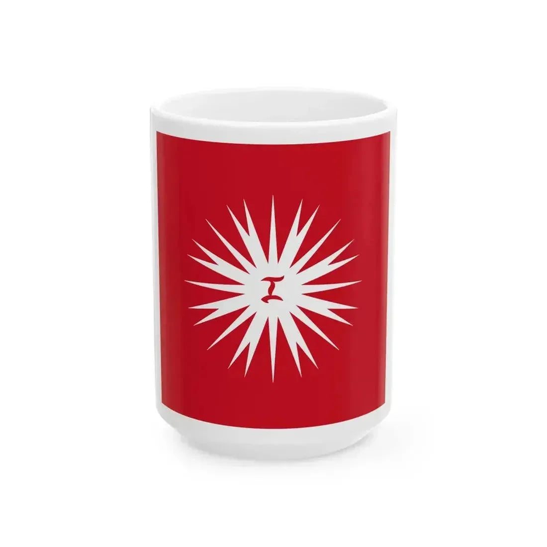 Battle Flag of Tagalog Republic (Philippines) White Coffee Mug 15oz - Go Mug Yourself