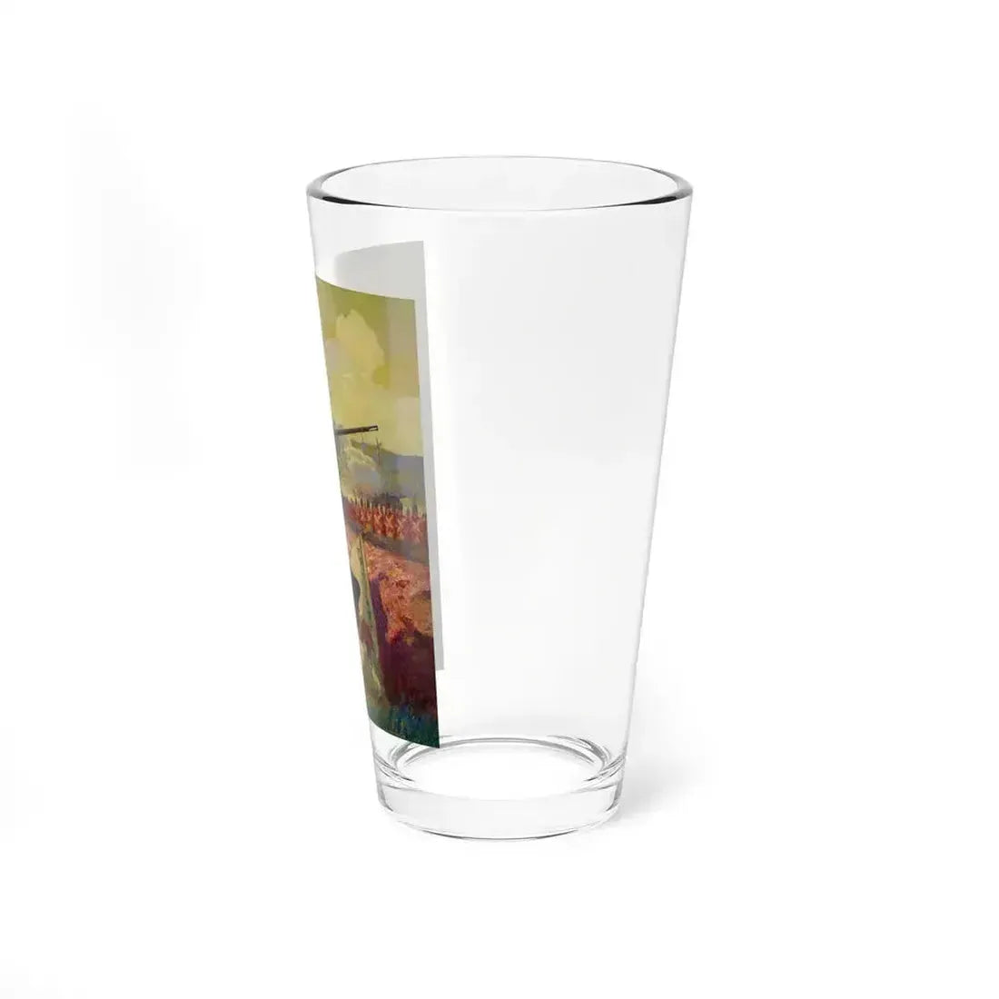 Battle of Bunker Hill (The Red Coats Are Coming) (Magazine Illustration) Pint Glass 16oz - Go Mug Yourself