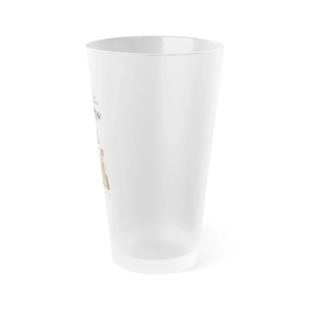 BATTLE OF THE AMAZONS 1973 Movie Poster - Frosted Pint Glass 16oz - Go Mug Yourself