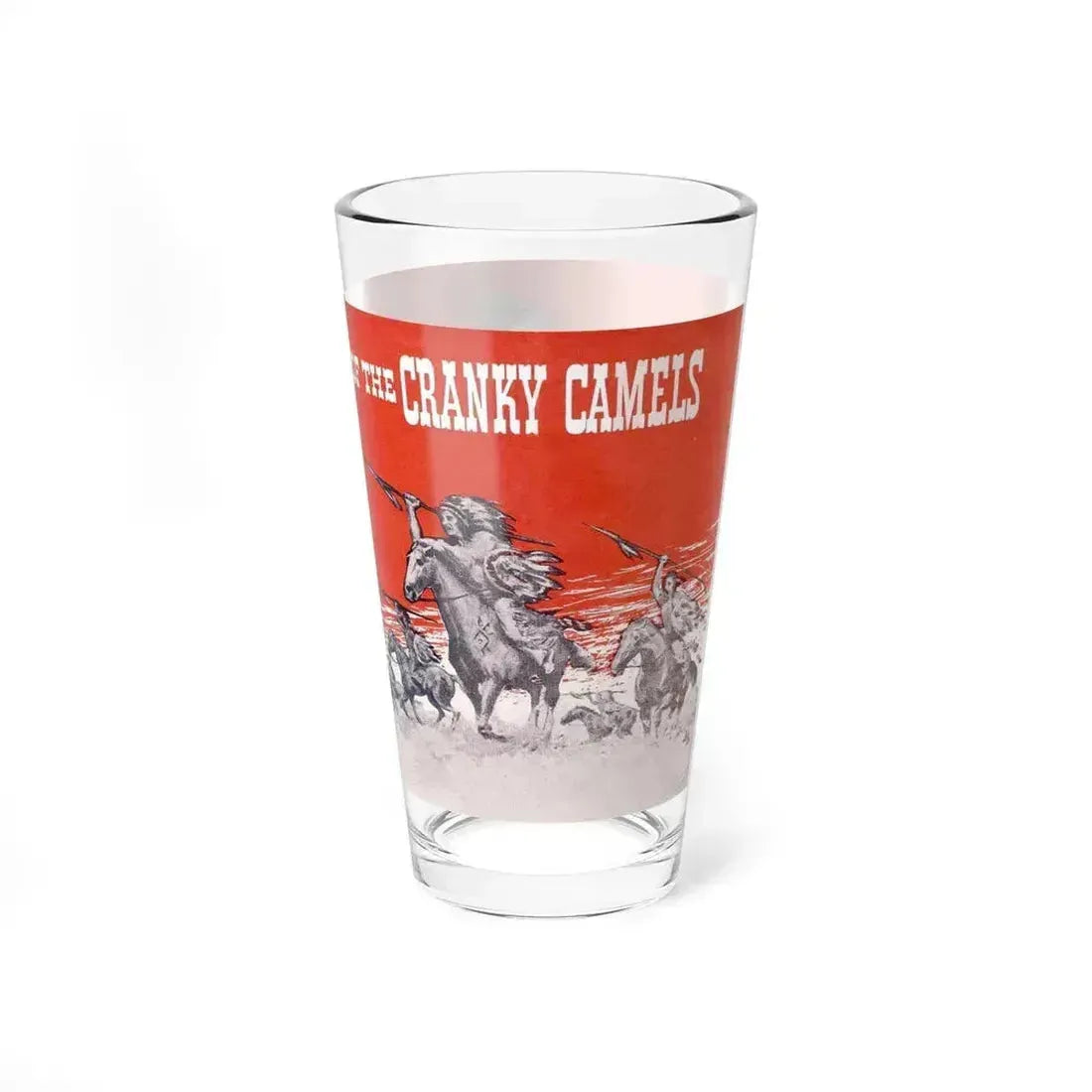 Battle Of The Cranky Camels, Adam magazine, August 1955 (Magazine Illustration) Pint Glass 16oz - Go Mug Yourself