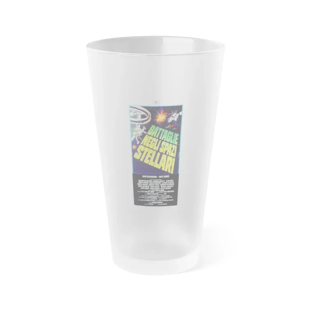 BATTLE OF THE STARS (ITALIAN) Movie Poster - Frosted Pint Glass 16oz Default Title - Go Mug Yourself