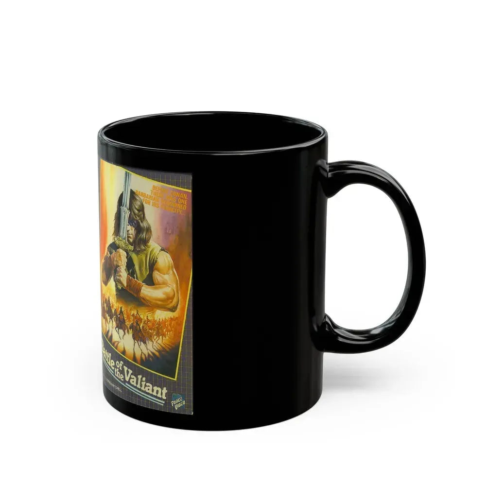 BATTLE OF THE VALIANT (VHS COVER) - Black Coffee Mug - Go Mug Yourself