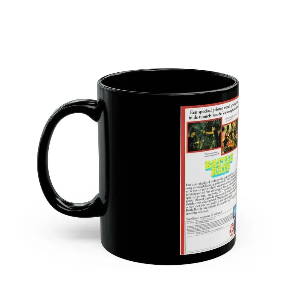 BATTLE RATS (VHS COVER) - Black Coffee Mug - Go Mug Yourself