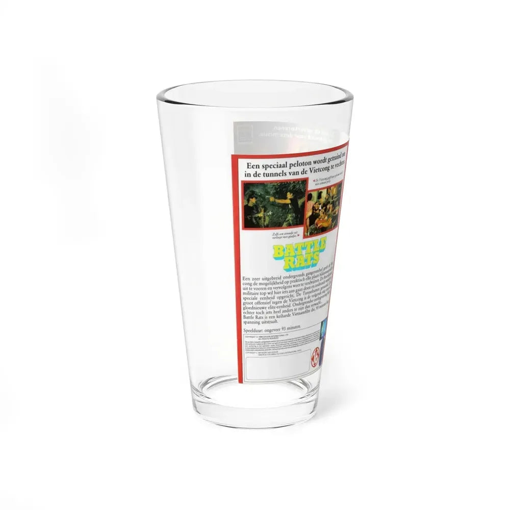BATTLE RATS (VHS COVER) Pint Glass 16oz - Go Mug Yourself