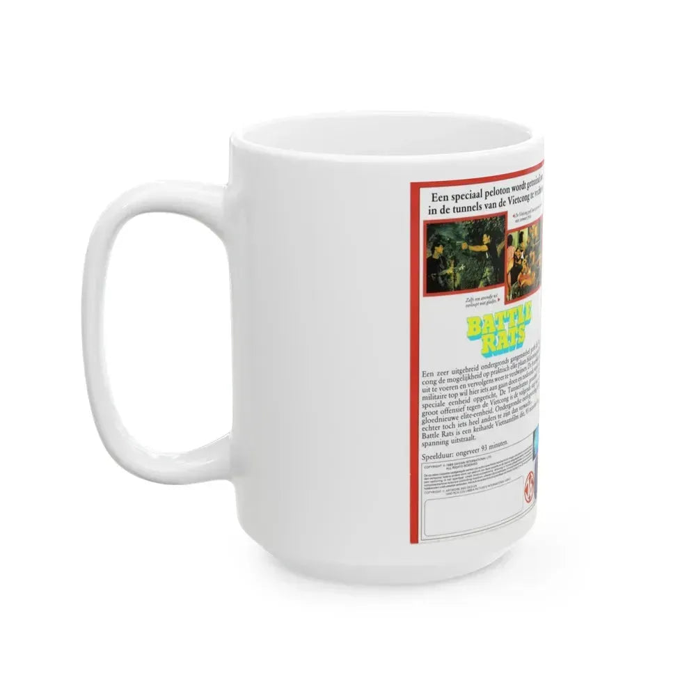 BATTLE RATS (VHS COVER) - White Coffee Mug - Go Mug Yourself