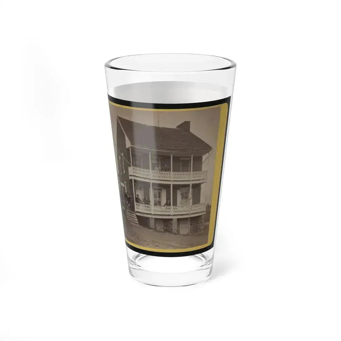 Battlefield Hotel, The Outer Post Of Sharp Shooters (U.S. Civil War) Pint Glass 16oz - Go Mug Yourself