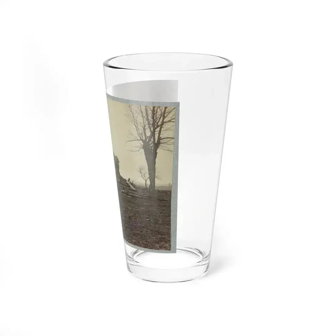 Battlefield Of Bull Run, Ruins Of Henry House (U.S. Civil War) Pint Glass 16oz - Go Mug Yourself
