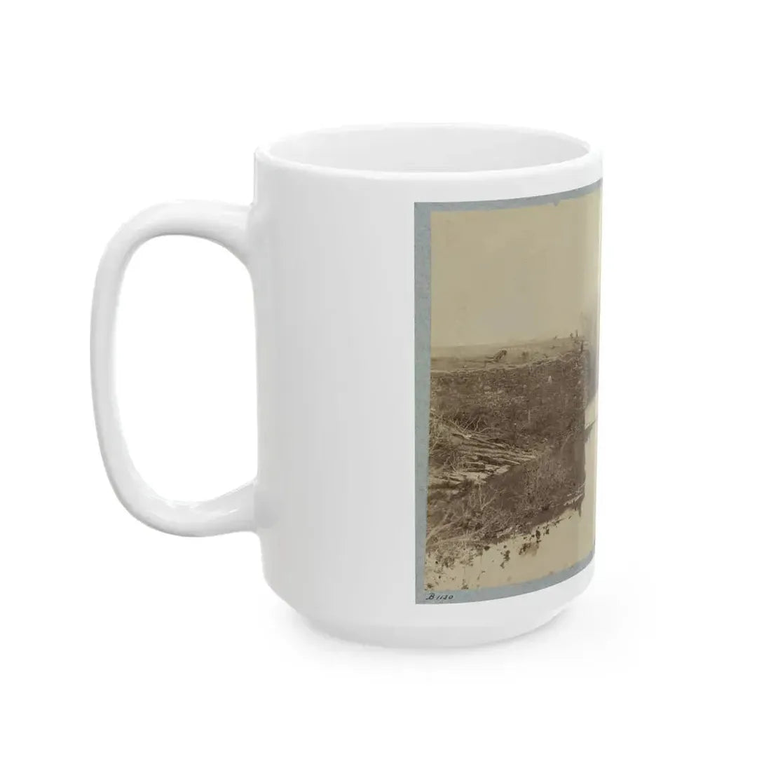 Battlefield Of Bull Run, Ruins Of The Stone Bridge 001 (U.S. Civil War) White Coffee Mug - Go Mug Yourself