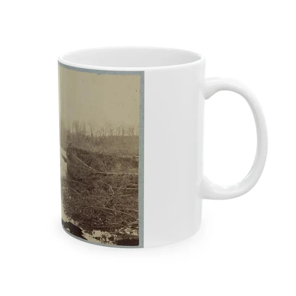 Battlefield Of Bull Run, Ruins Of The Stone Bridge 001 (U.S. Civil War) White Coffee Mug - Go Mug Yourself
