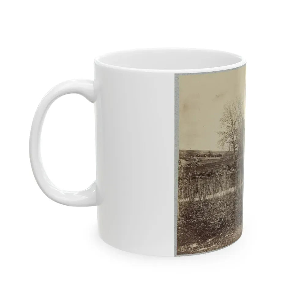 Battlefield Of Bull Run. Stone House On Warrenton Pike(2) (U.S. Civil War) White Coffee Mug - Go Mug Yourself