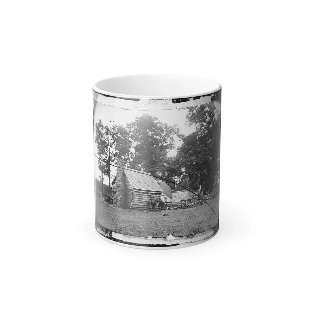Battlefield of Cedar Mountain House Riddled With Cannon Balls in Which Gen. Winder Was Killed (U.S. Civil War) Color Changing Coffee Mug 11oz Default Title 11oz - Go Mug Yourself
