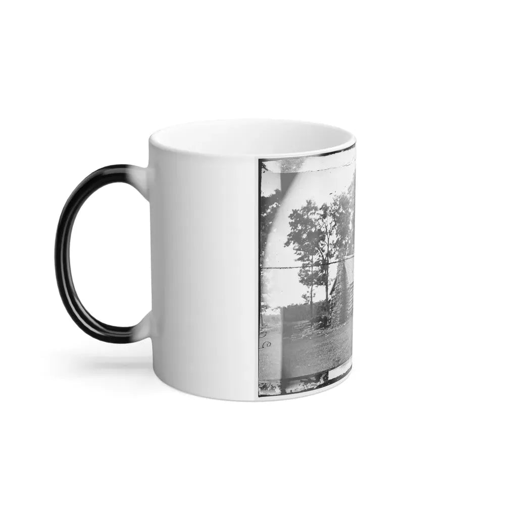 Battlefield of Cedar Mountain House Riddled With Cannon Balls in Which Gen. Winder Was Killed (U.S. Civil War) Color Changing Coffee Mug 11oz - Go Mug Yourself