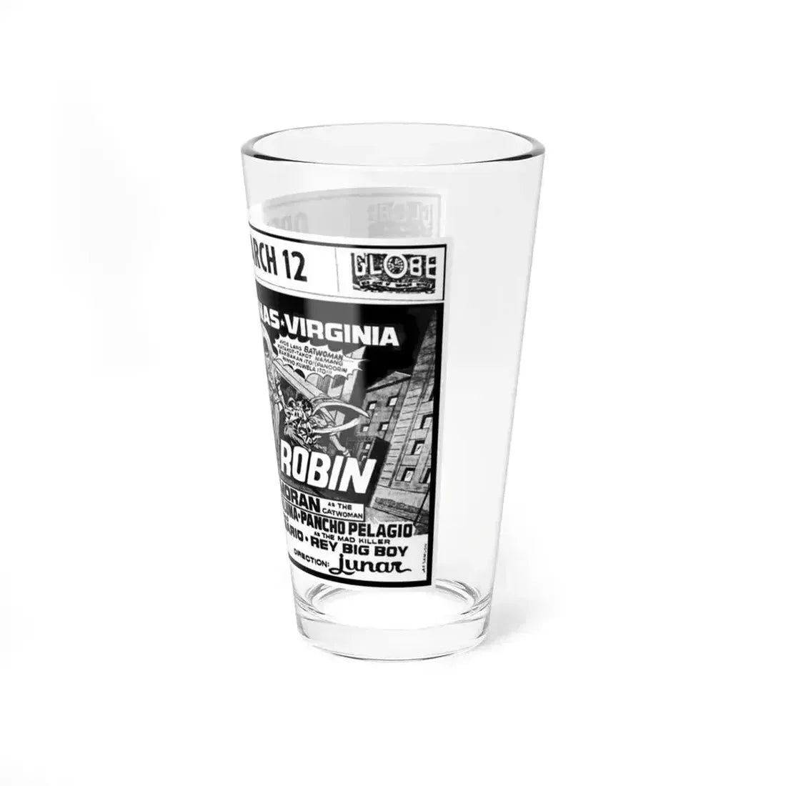 BATWOMAN AND ROBIN 1972 Movie Poster - Pint Glass 16oz - Go Mug Yourself