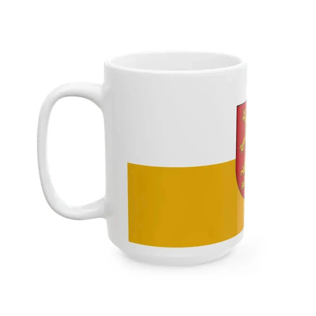 Bauska flag (Latvia) White Coffee Mug - Go Mug Yourself