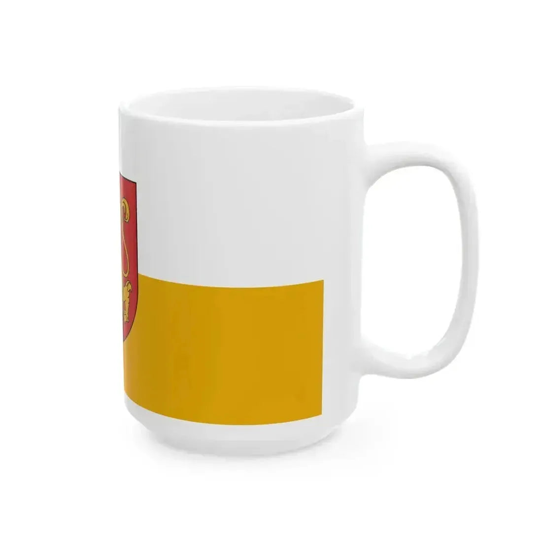 Bauska flag (Latvia) White Coffee Mug - Go Mug Yourself