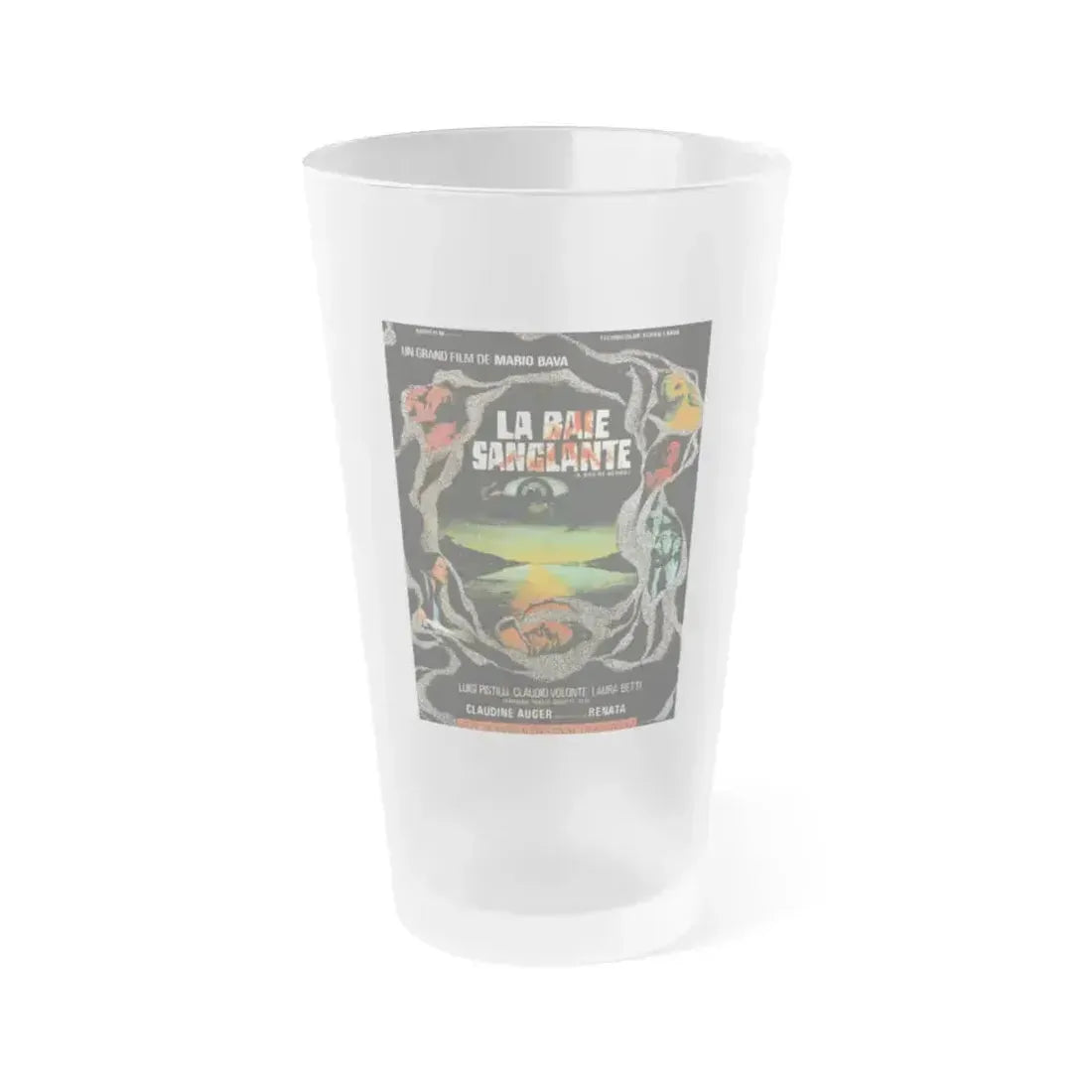 BAY OF BLOOD 1971 Movie Poster - Frosted Pint Glass 16oz 16oz Frosted - Go Mug Yourself