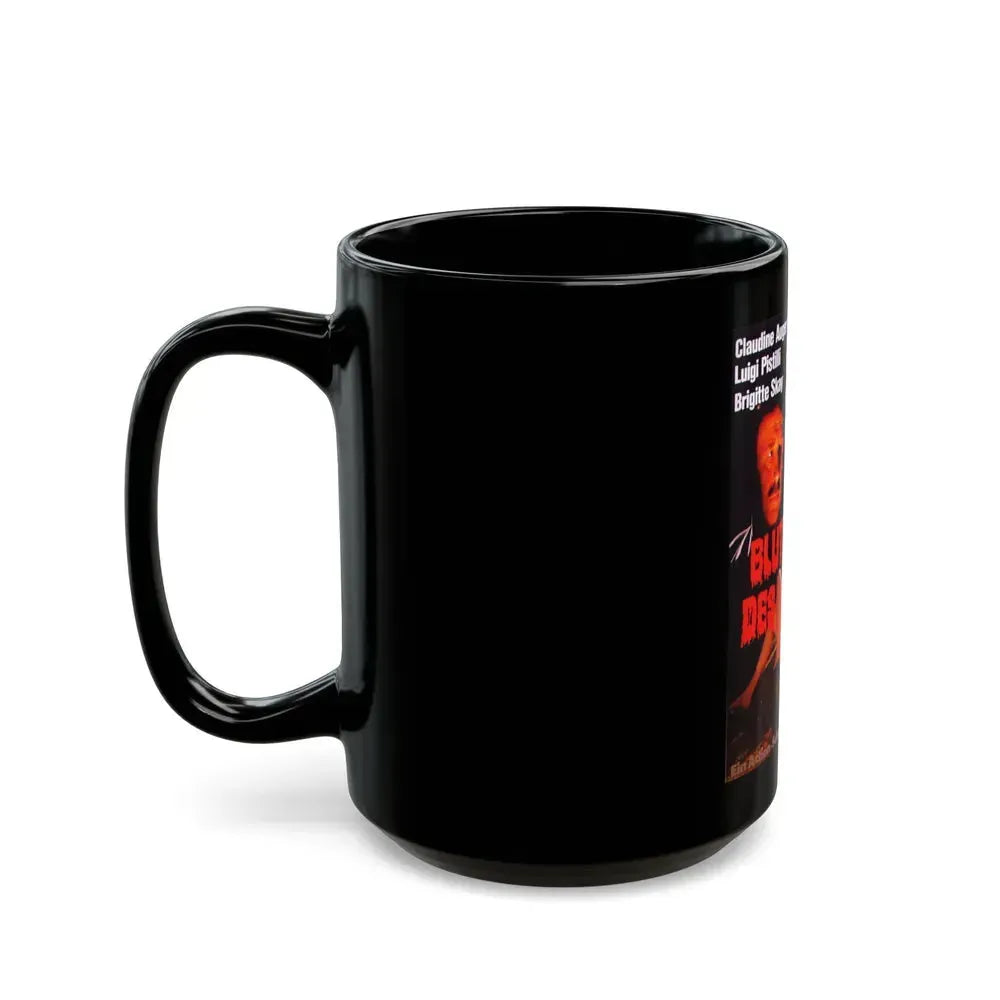 BAY OF BLOOD (GERMAN) 1971 Movie Poster - Black Coffee Mug - Go Mug Yourself