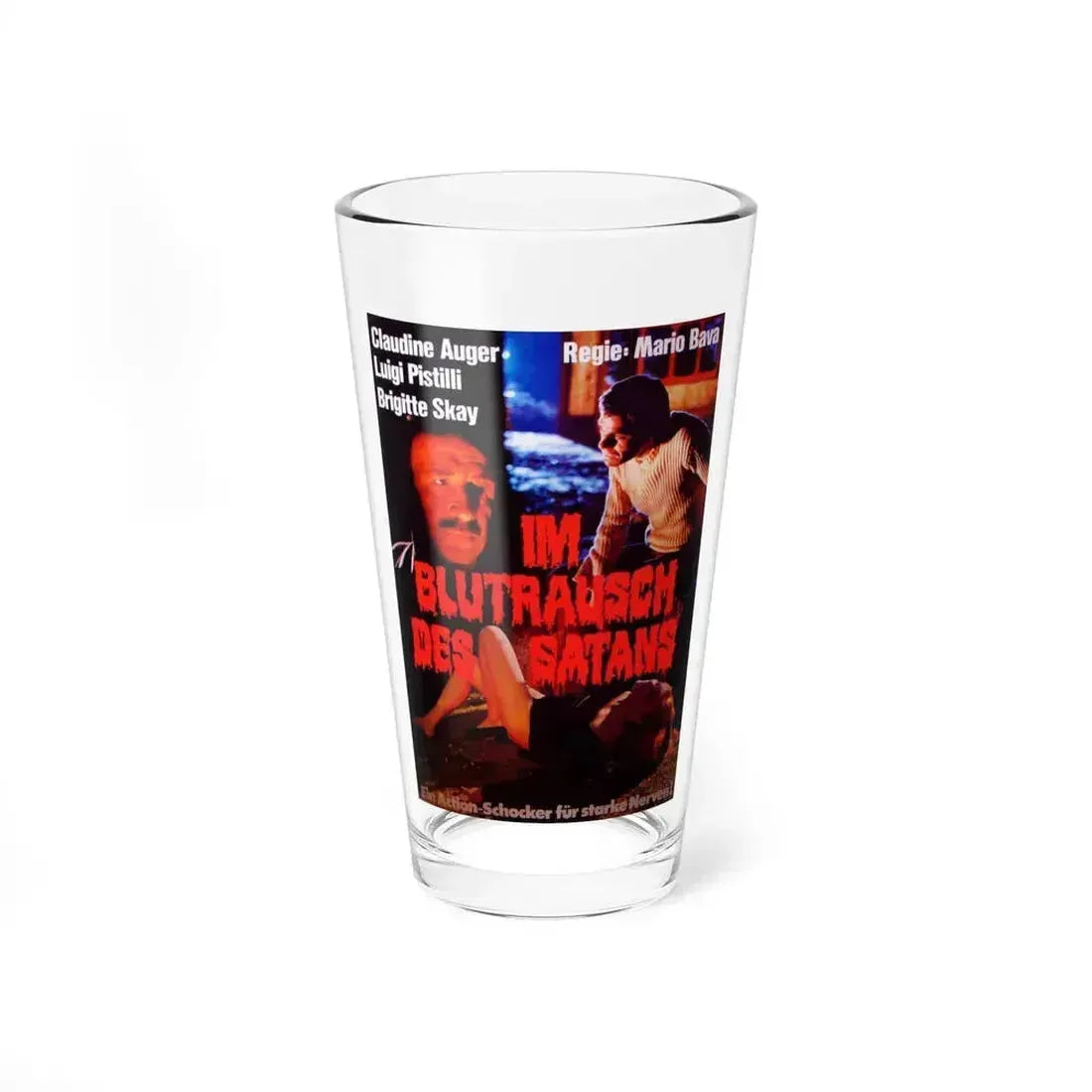 BAY OF BLOOD (GERMAN) 1971 Movie Poster - Pint Glass 16oz 16oz - Go Mug Yourself