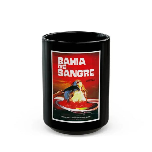 BAY OF BLOOD (ITALIAN) 1971 Movie Poster - Black Coffee Mug 15oz - Go Mug Yourself