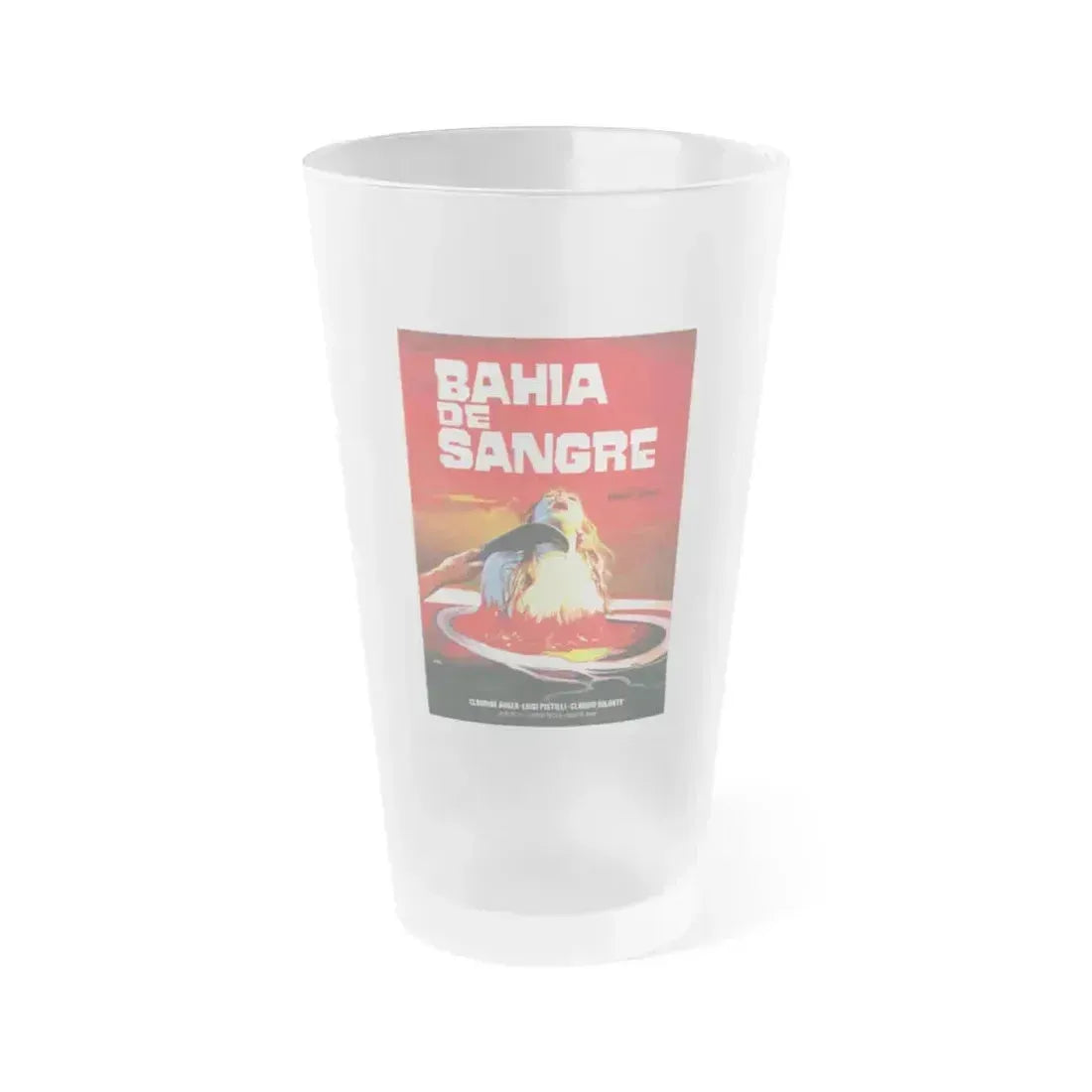 BAY OF BLOOD (ITALIAN) 1971 Movie Poster - Frosted Pint Glass 16oz 16oz Frosted - Go Mug Yourself