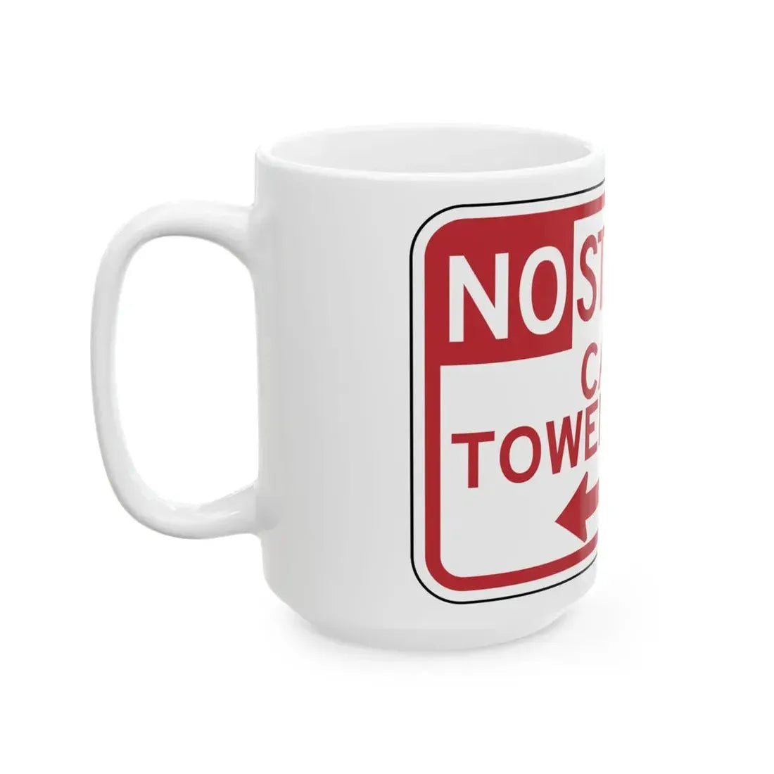 BDOT R7-4DT (Maryland) (Road Sign) White Coffee Mug - Go Mug Yourself