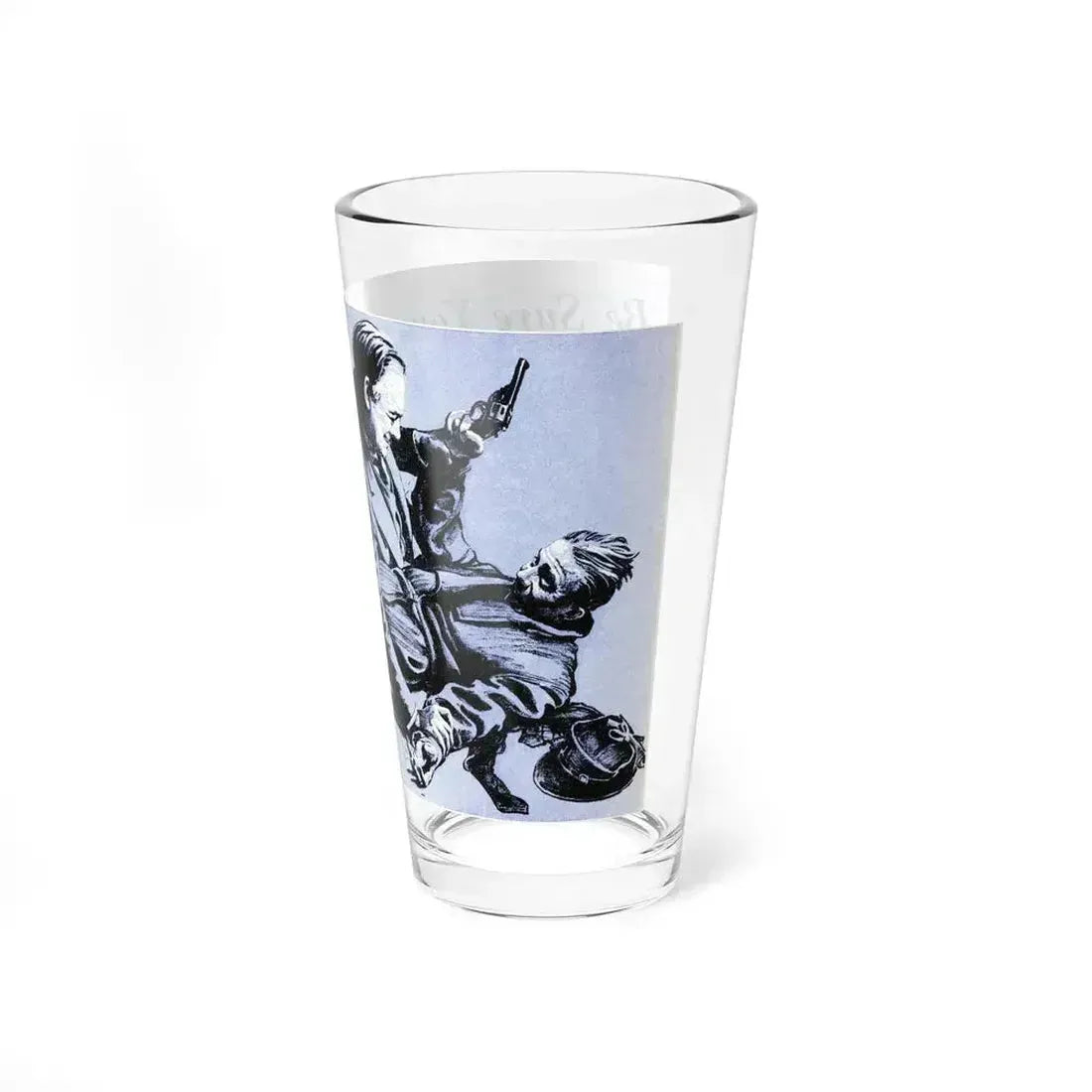Be Sure Your Sin Will Run You In (1), Blue Book Magazine, March 1940 (Magazine Illustration) Pint Glass 16oz - Go Mug Yourself