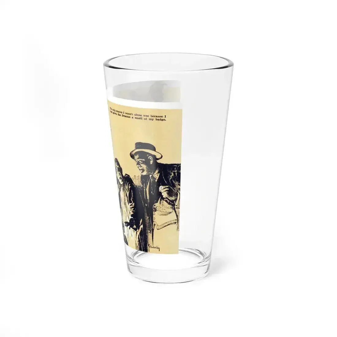 Be Sure Your Sin Will Run You In (2), Blue Book Magazine, March 1940 (Magazine Illustration) Pint Glass 16oz - Go Mug Yourself