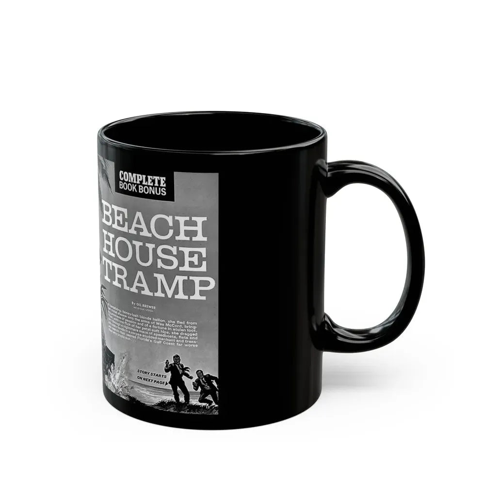 Beach House Tramp - Black Coffee Mug - Go Mug Yourself