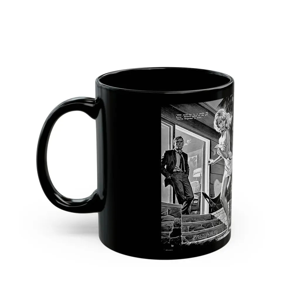 Beach House Tramp - Black Coffee Mug - Go Mug Yourself
