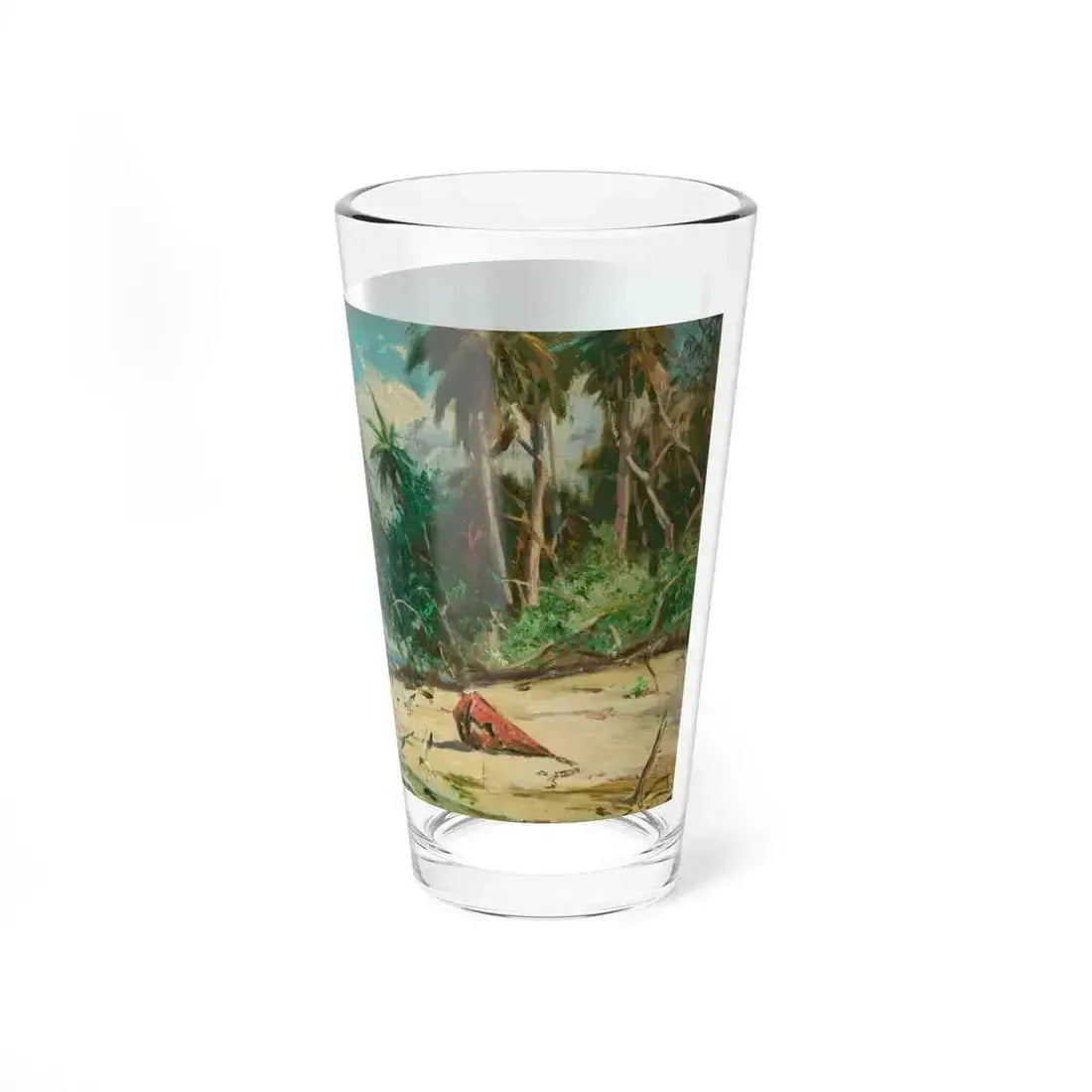 Beach Landscape, 1966 (Magazine Illustration) Pint Glass 16oz - Go Mug Yourself