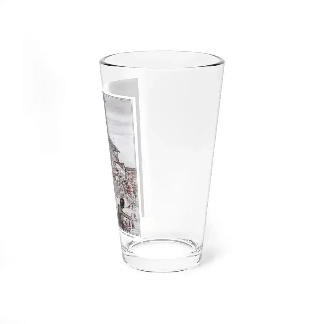 Beach Manners, McCalls magazine, August 1926 (Magazine Illustration) Pint Glass 16oz - Go Mug Yourself