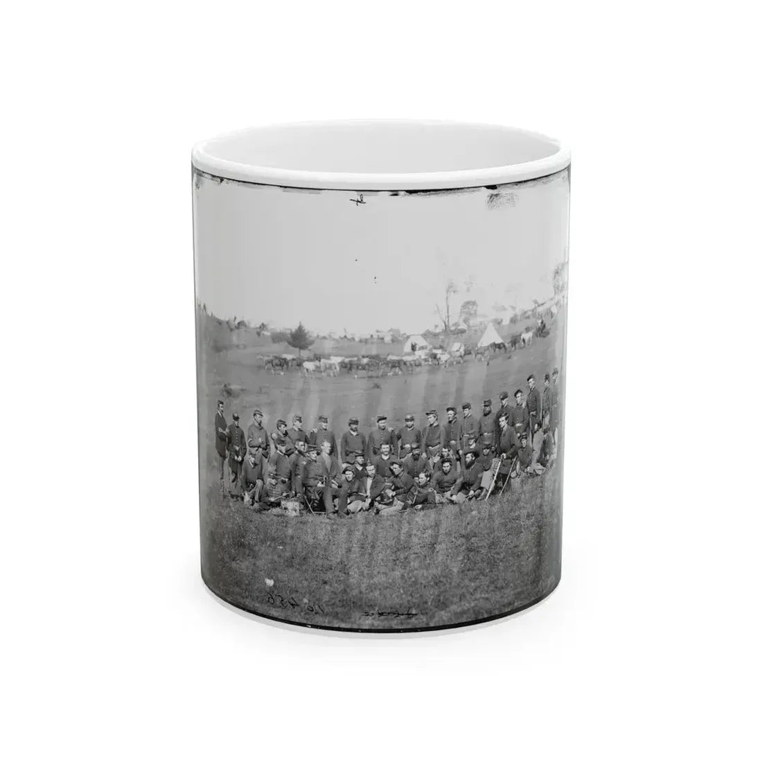 Bealeton, Va. Company G, 93d New York Infantry (U.S. Civil War) White Coffee Mug 11oz - Go Mug Yourself