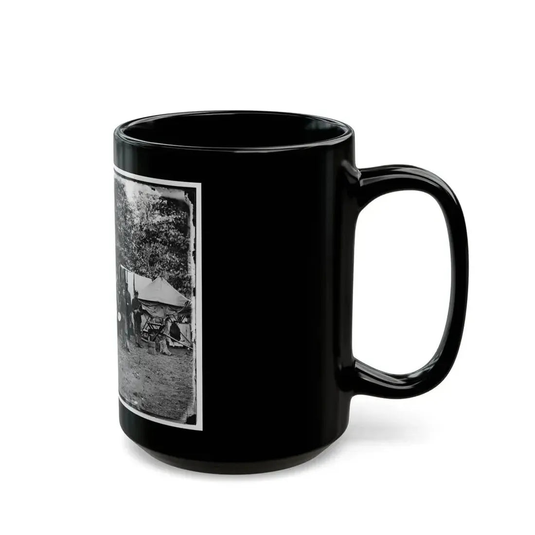 Bealeton, Va. Drum Corps, 93d New York Infantry (U.S. Civil War) Black Coffee Mug - Go Mug Yourself
