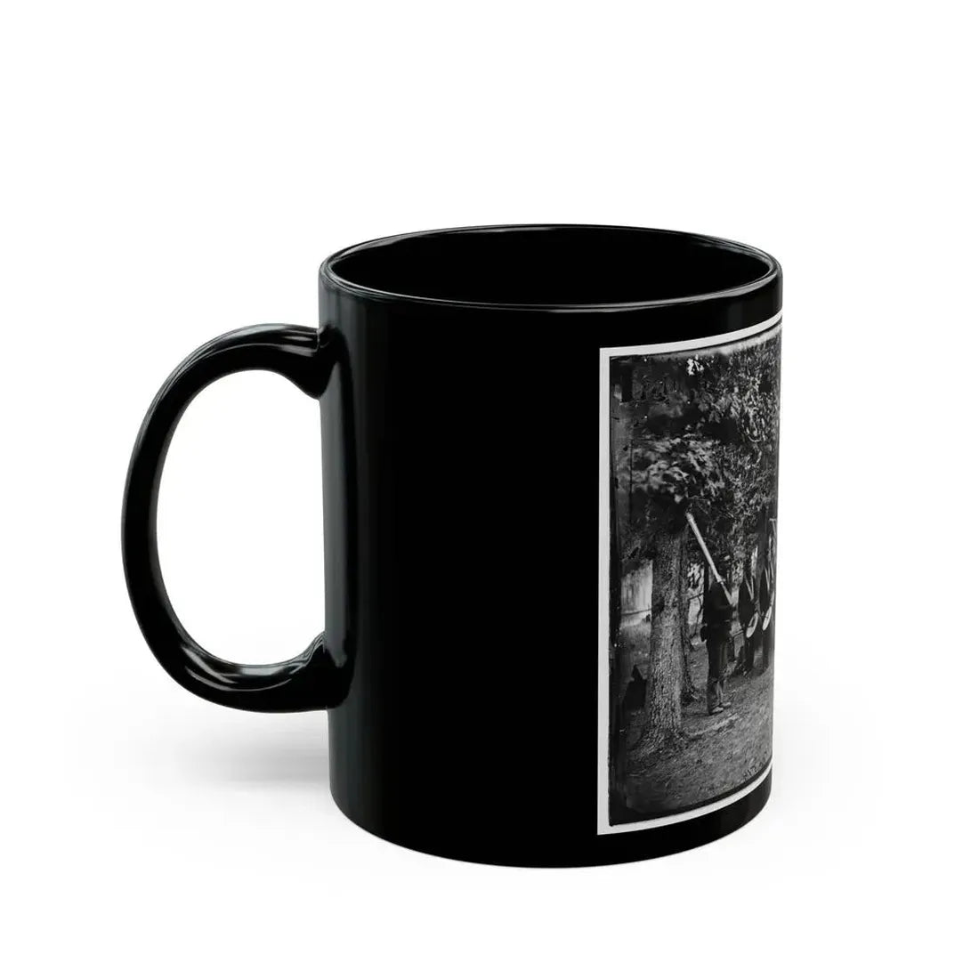 Bealeton, Va. Drum Corps, 93d New York Infantry (U.S. Civil War) Black Coffee Mug - Go Mug Yourself