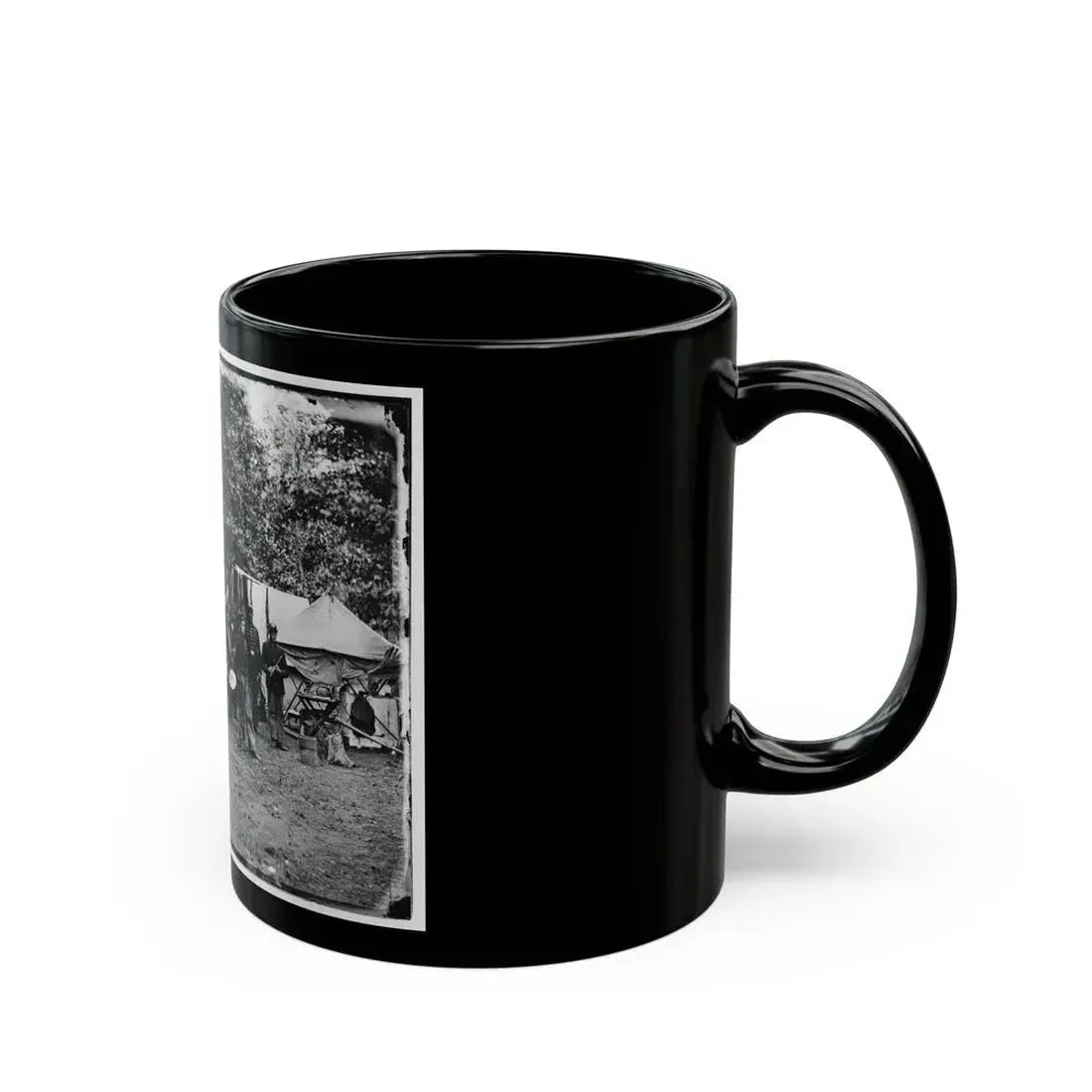 Bealeton, Va. Drum Corps, 93d New York Infantry (U.S. Civil War) Black Coffee Mug - Go Mug Yourself